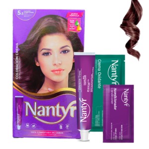 NANTYR KIT COLOR 5.5 CASTAÑO CLARO CAOBA